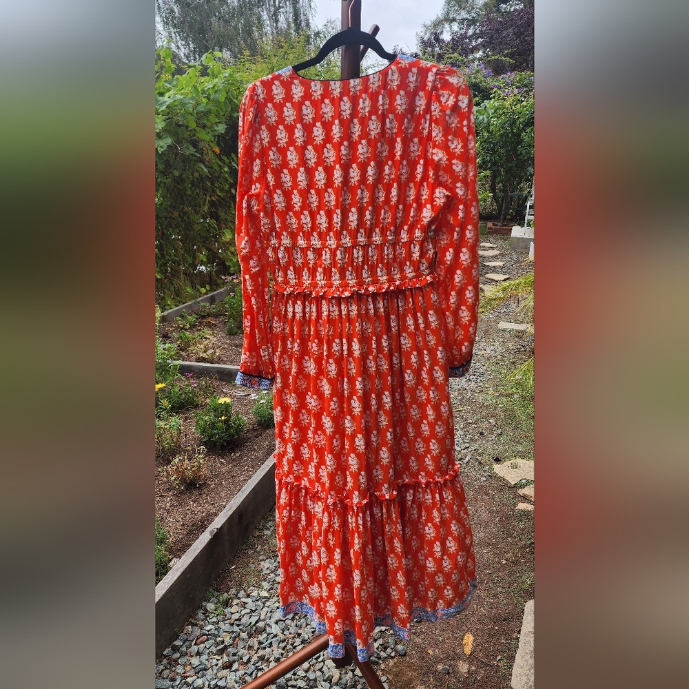 NWOT J Crew Tiered Block Print Dress - Picture 4 of 12